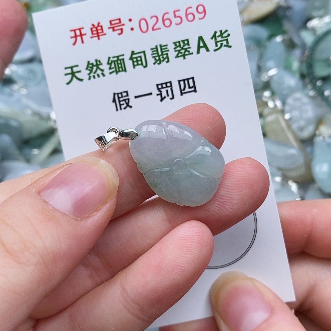 翡翠未镶嵌颈饰669