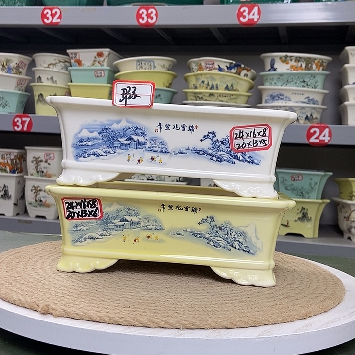 紫砂紫砂花盆9090