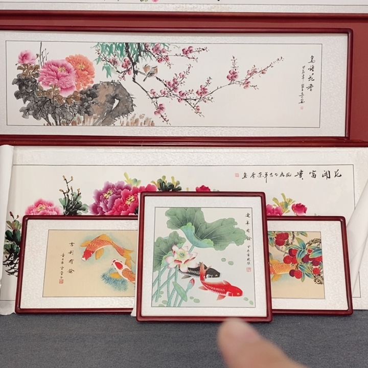 国画65*65尺寸好看好看好