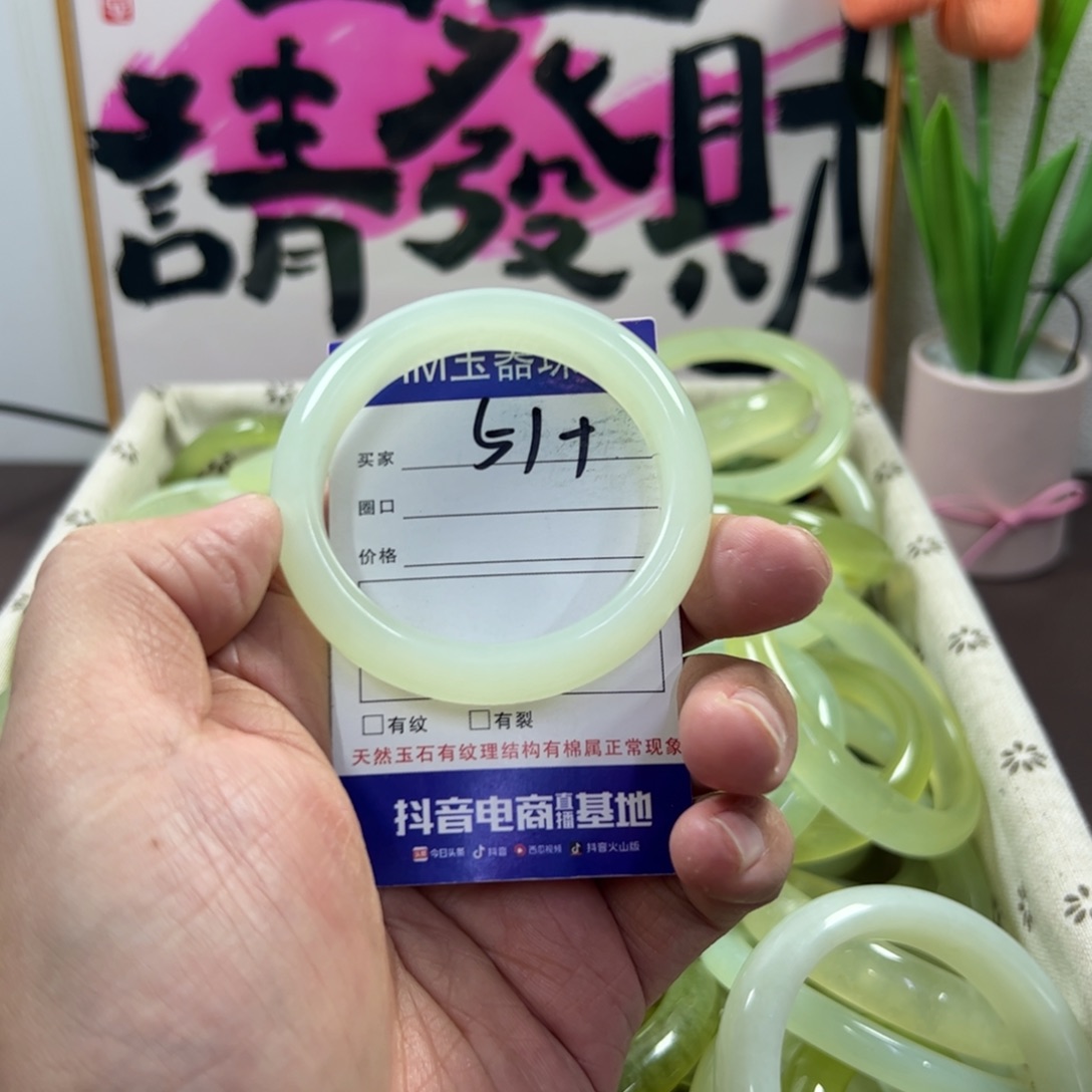蛇纹石玉手镯未镶嵌438
