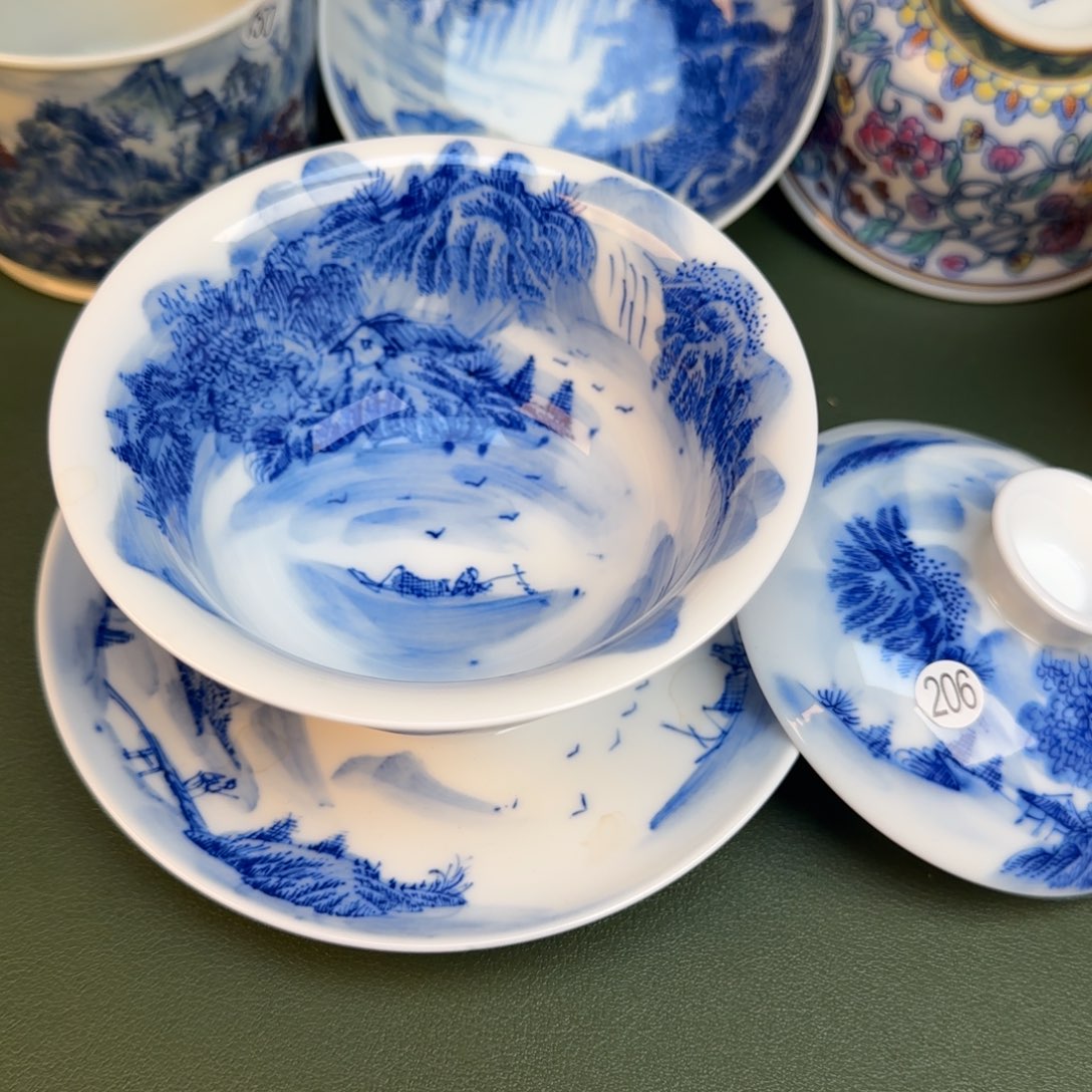 彦祖纯手工手绘茶具206