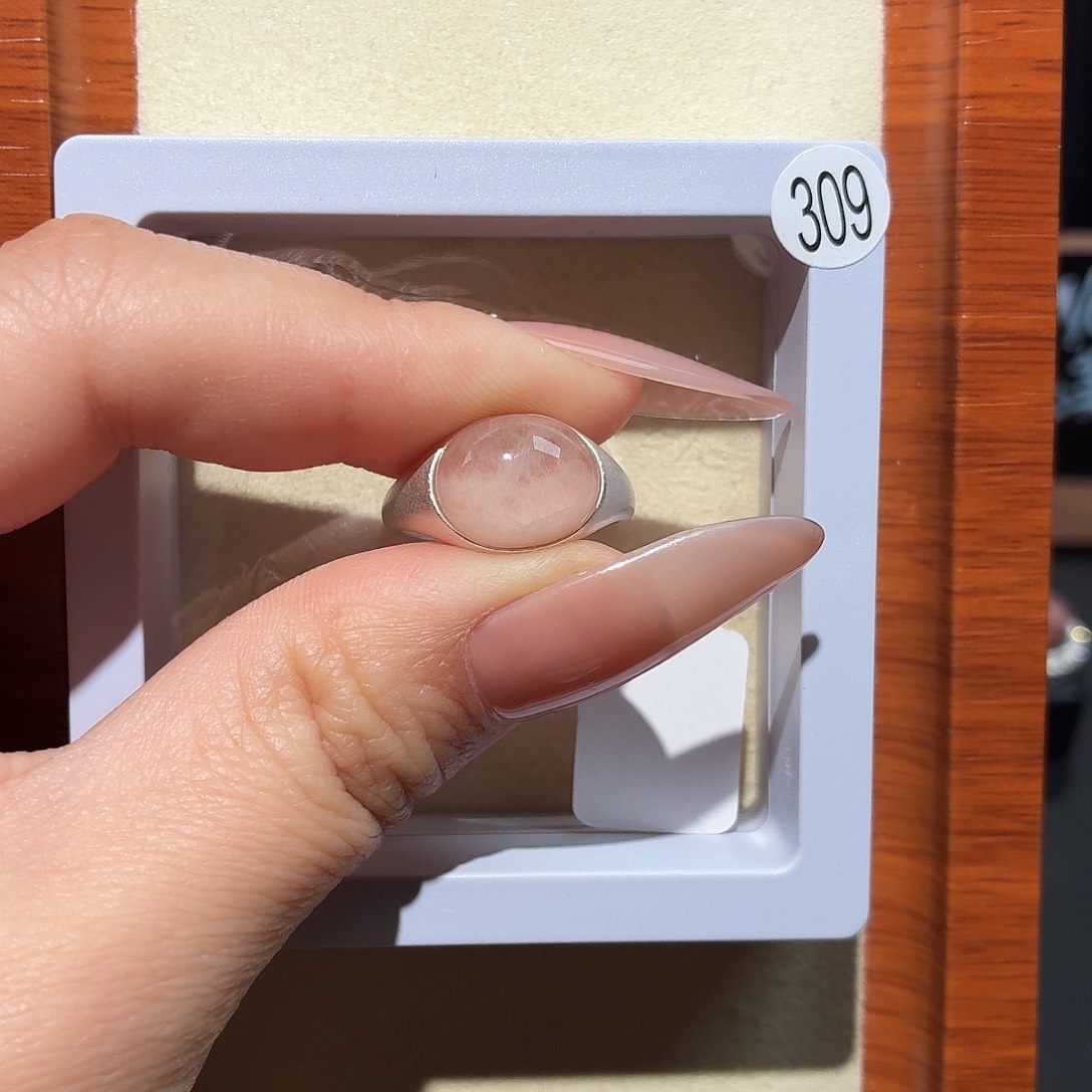 I***e水晶银S925镶嵌戒指