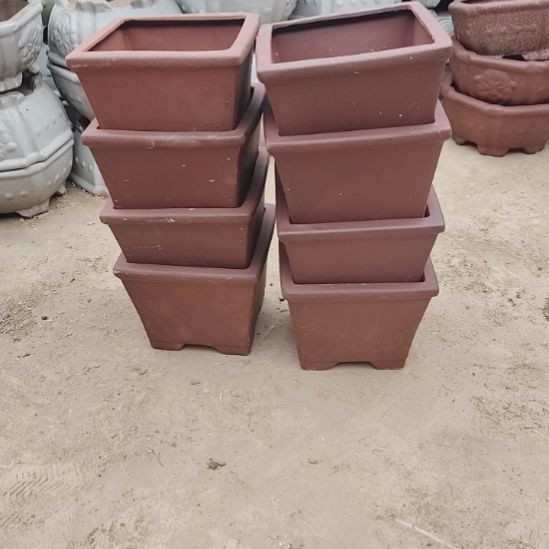 彩***，四方高13口径16素磕碰裂八个