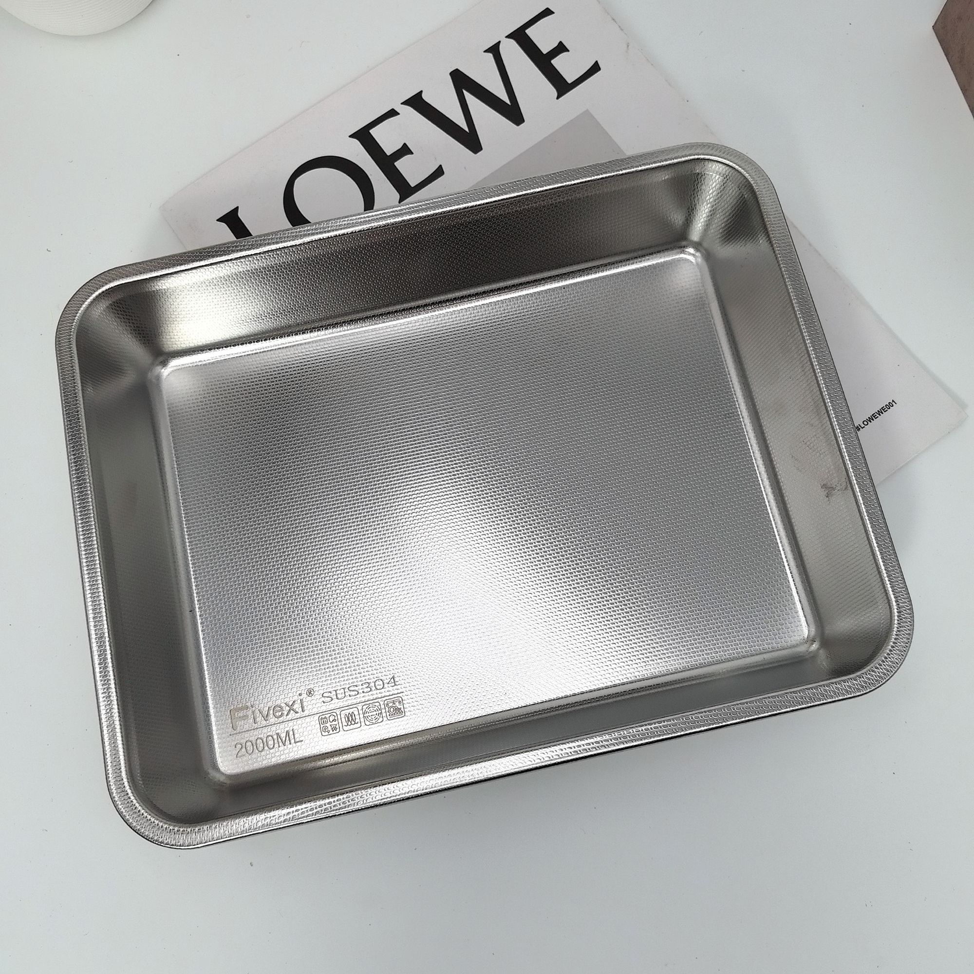 304不锈钢备菜盘不粘方盘托盘烘焙烤盘菜盘餐盘烧烤盘饭盘