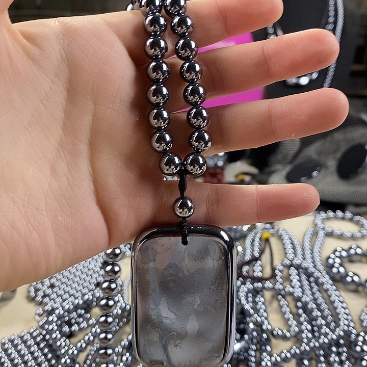 正品的太赫兹石8mm无事牌