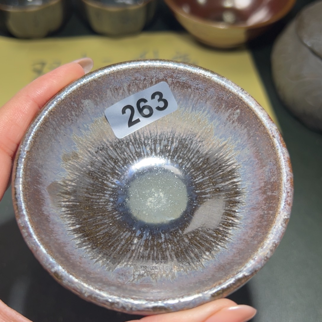 岁***河茶盏全手工原矿原釉建盏