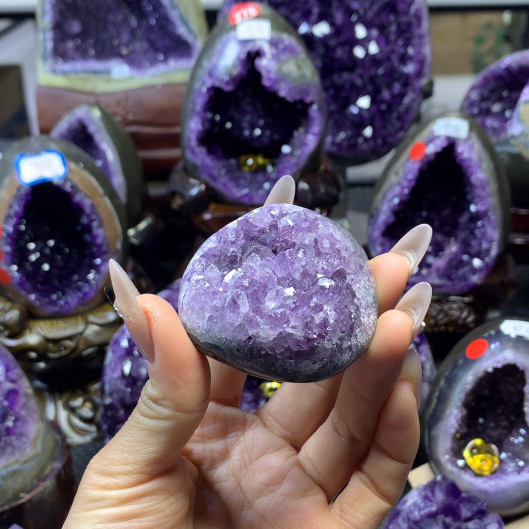 水晶摆件婷未镶嵌