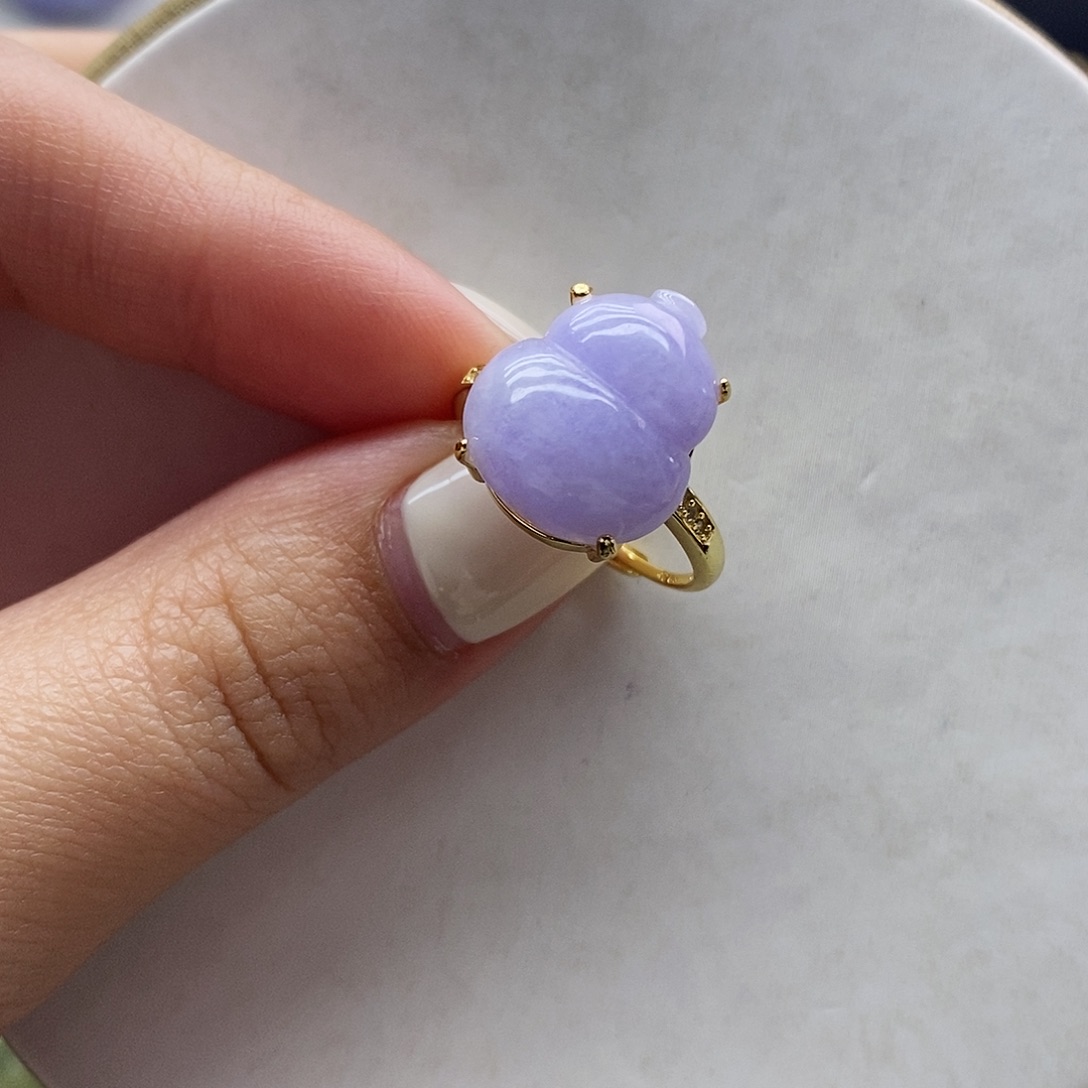 翡翠未镶嵌戒指戒指