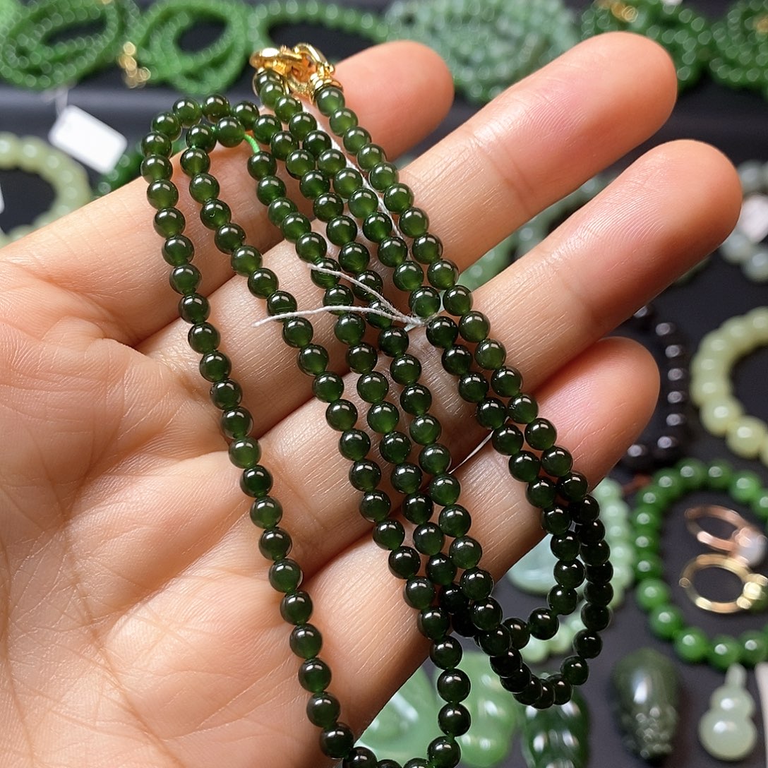 和田玉未镶嵌手链