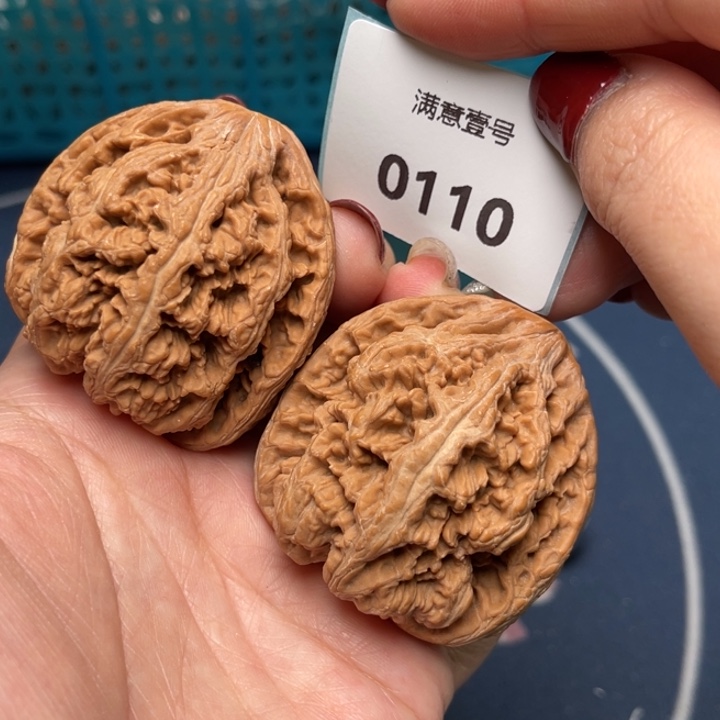 文玩核桃把件粗筋45