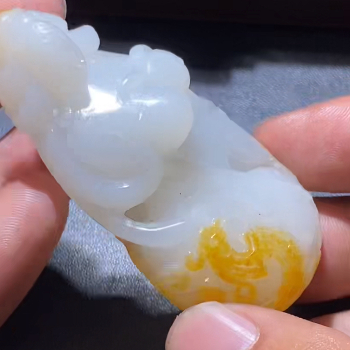 和田玉玉石挂件 d1226拍一发一