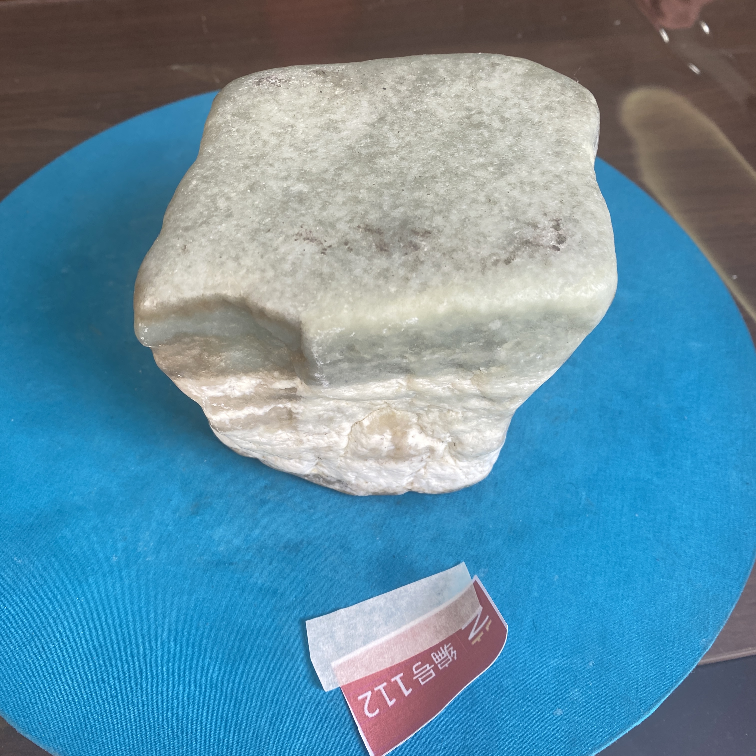 现货新疆玉料原石发一件编号112