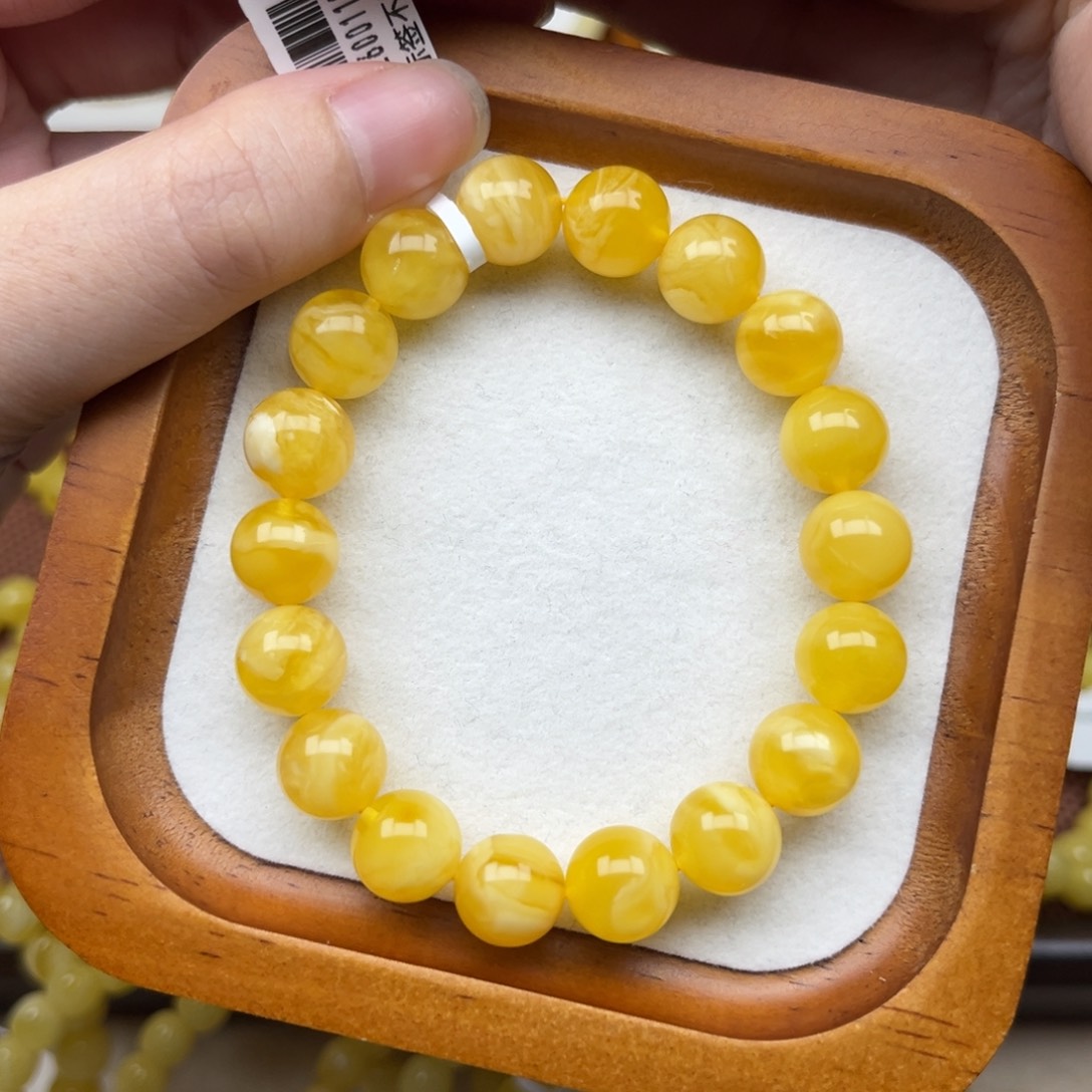 蜜蜡未镶嵌珠宝奇石10.7mm