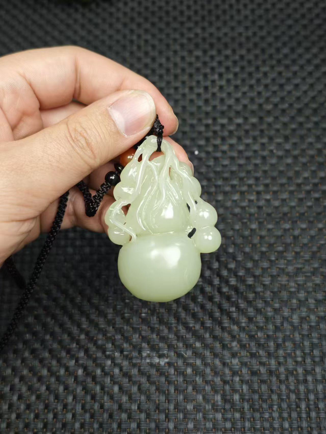 天然和田玉老料孤品纯手工雕刻葫芦2.14清货4