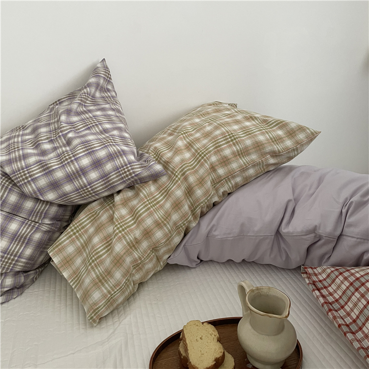 【张主任专属】佑家全棉枕套一对-颜色随机