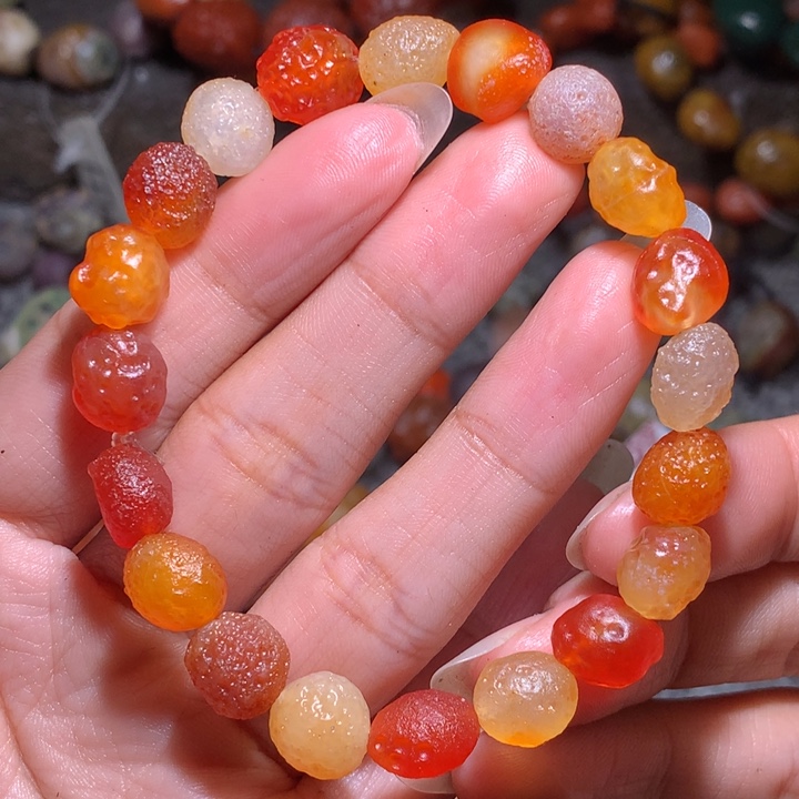 未镶嵌玛瑙/玉髓珠宝半成品