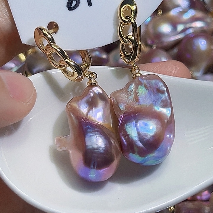 未镶嵌耳饰淡水珍珠