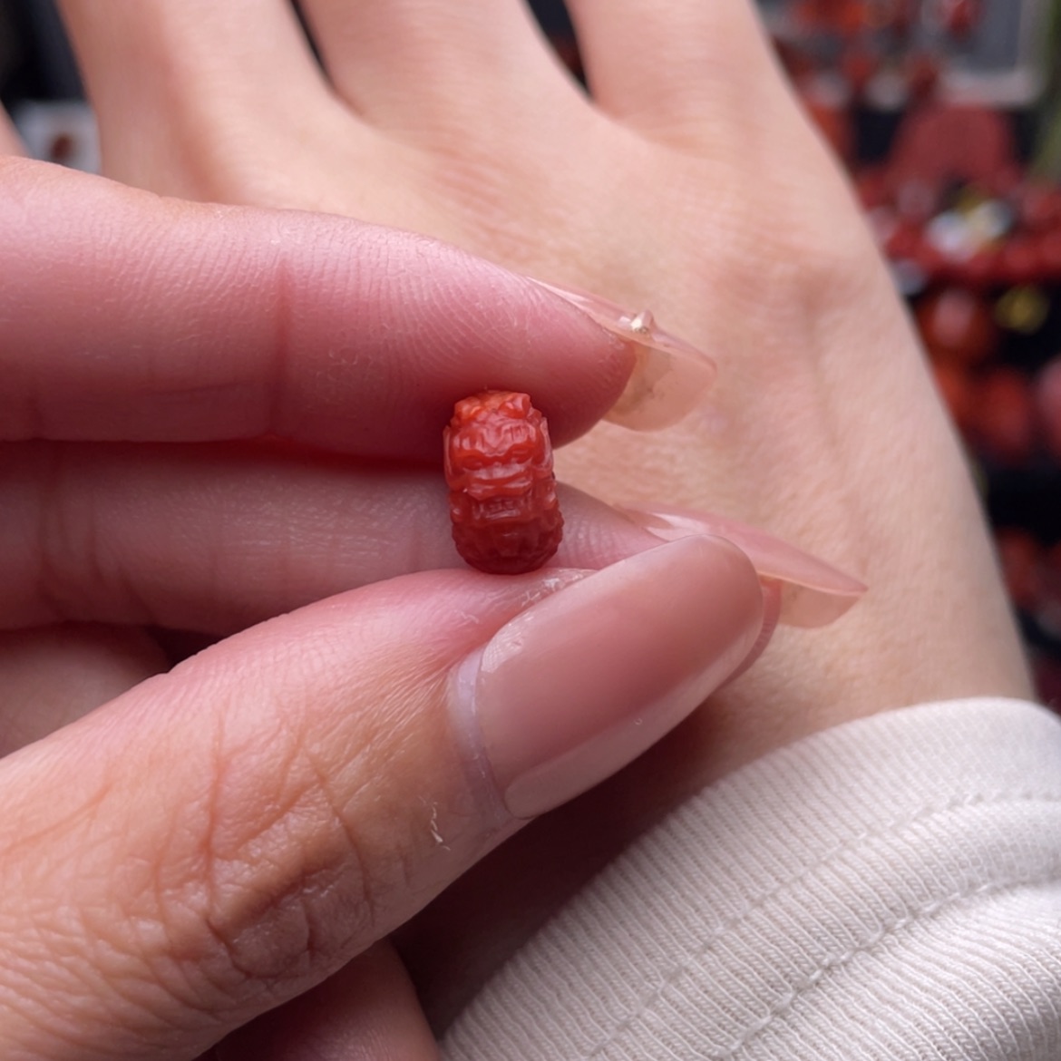 【闪购商品】南红玛瑙龙扣11未镶嵌