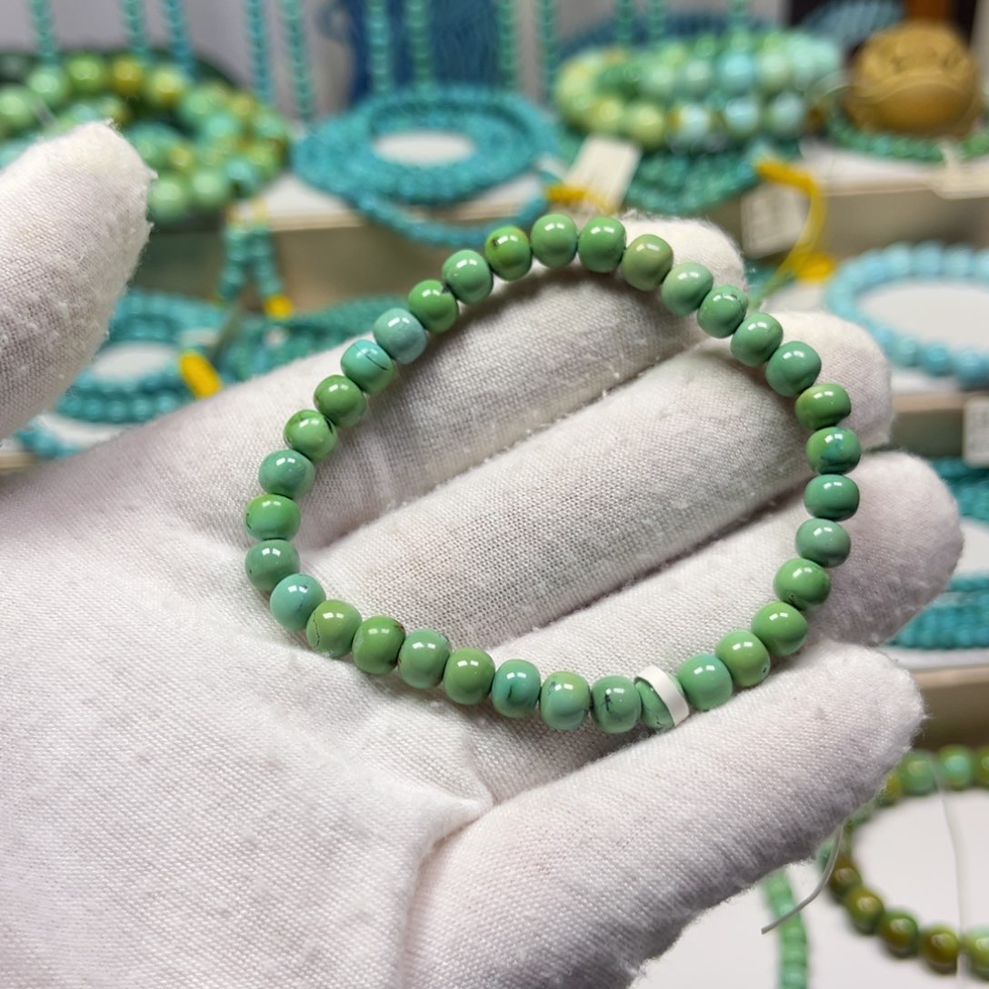 绿松石未镶嵌手链