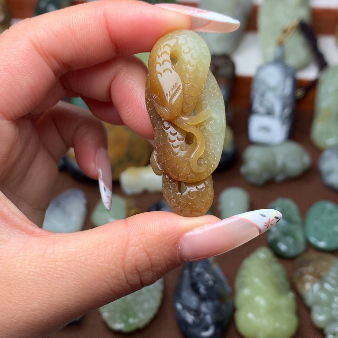 和田玉挂件未镶嵌