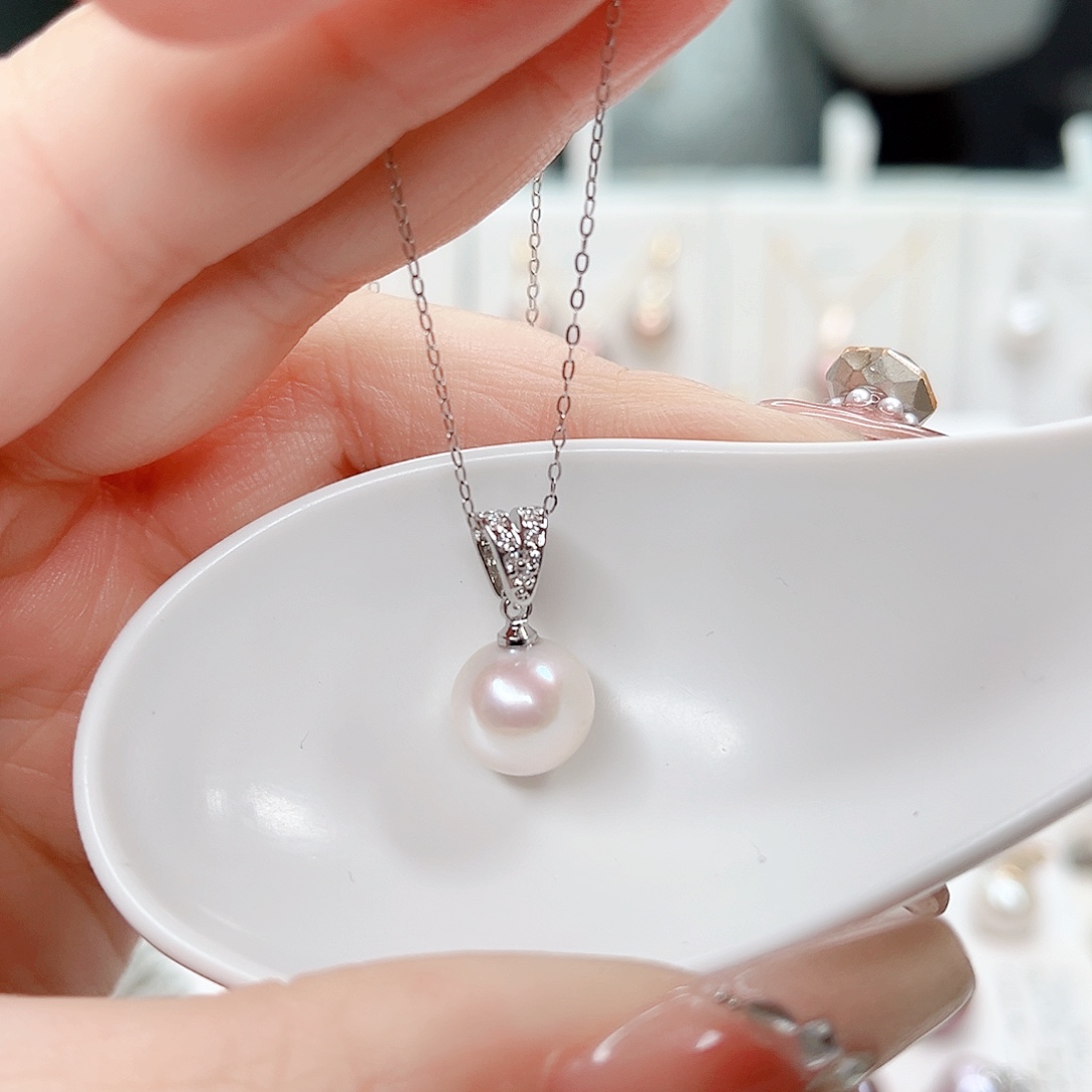 淡水珍珠合金吊坠(赠链)