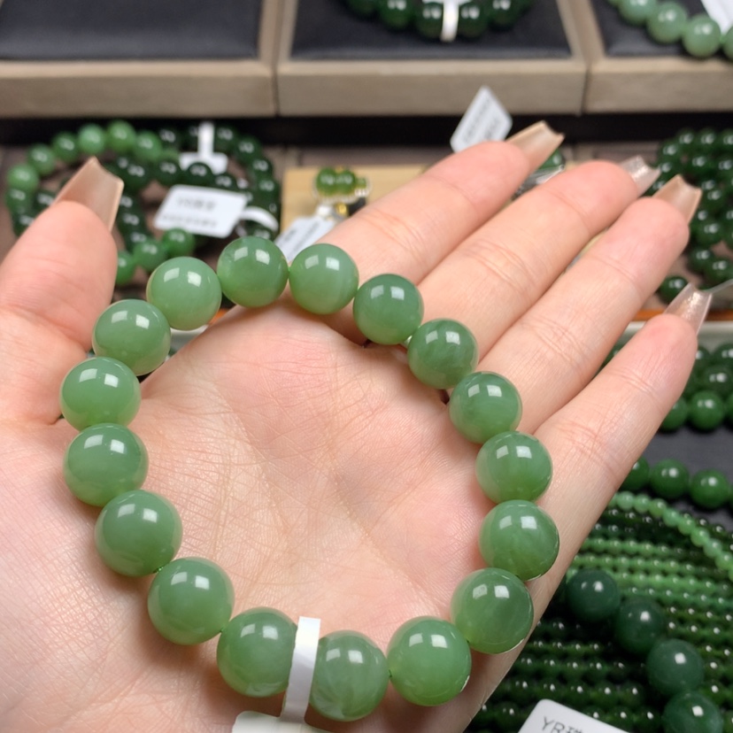 【闪购商品】和田玉（碧玉）手串未镶嵌小*