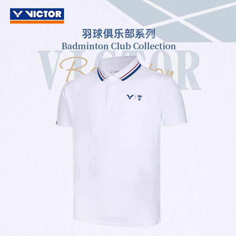 VICTOR/威克多 俱乐部系列羽毛球服运动速干POLO衫 S-5504VBC 