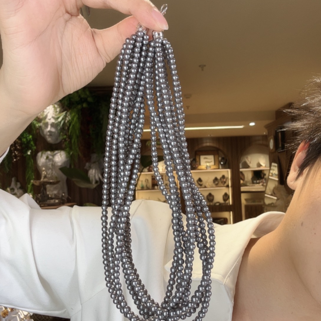 巧***J树脂纯铜锡合金纯铜多股项链