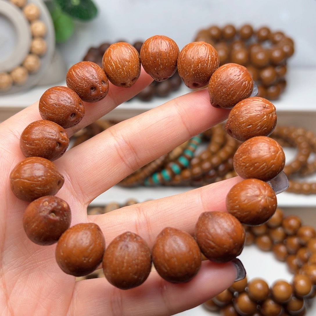 紫金鼠手串凯14+原皮手串