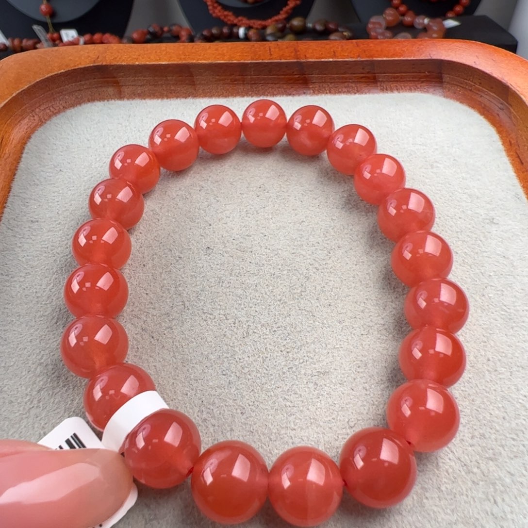 南红玛瑙未镶嵌（福利～～保山冰粉手串9mm