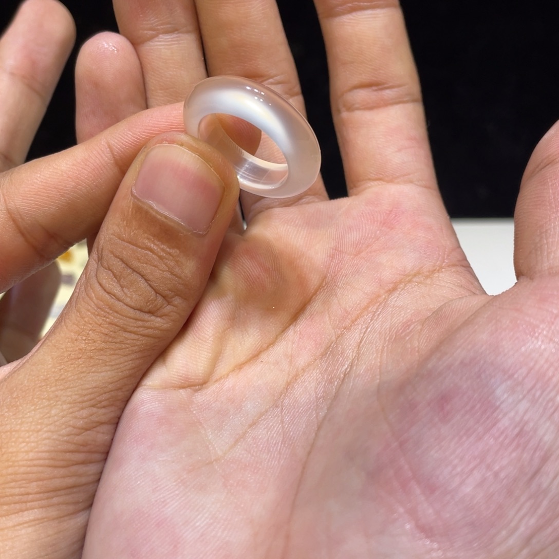 玛瑙/玉髓未镶嵌戒指59号港14