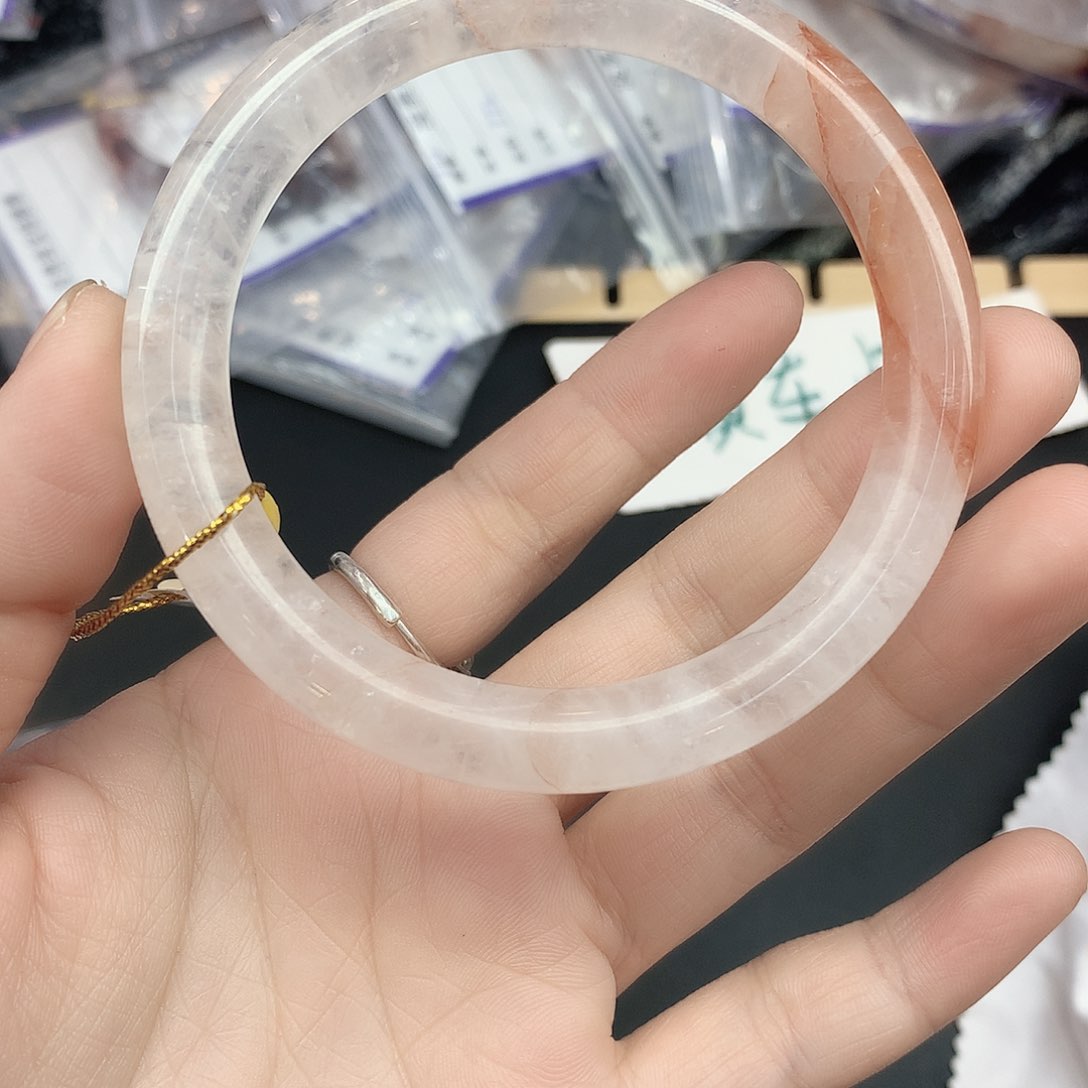水晶手镯未镶嵌137（58:：）
