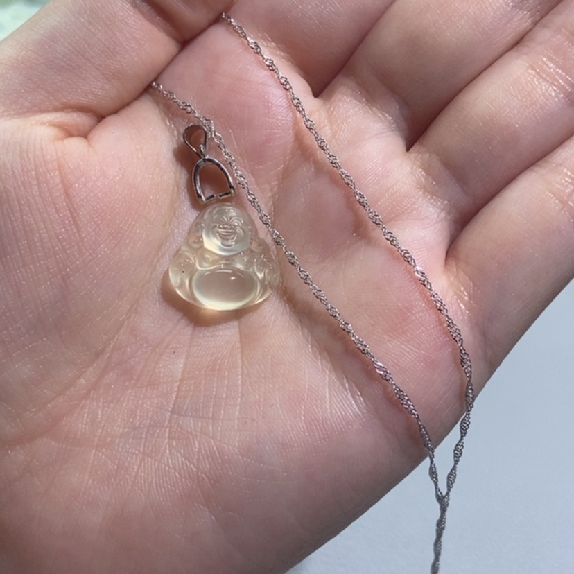 【闪购商品】蛇纹石玉颈饰未镶嵌是**啊