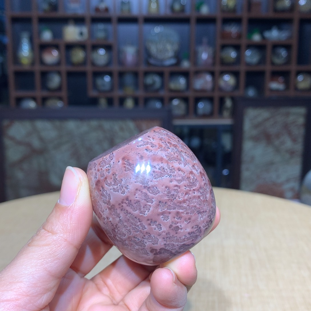 紫砂广西国画石摆件，收藏观赏