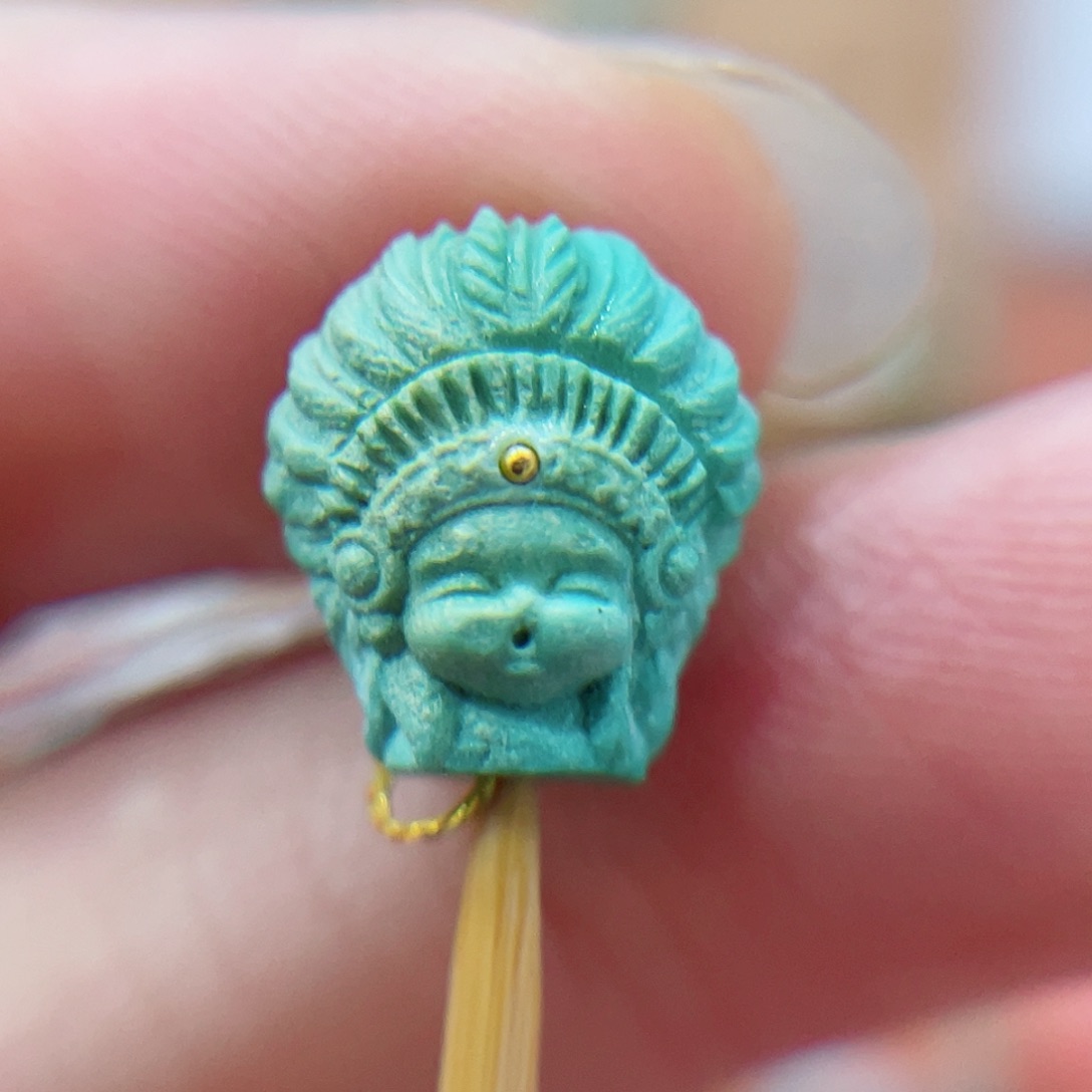 未镶嵌绿松石珠宝奇石