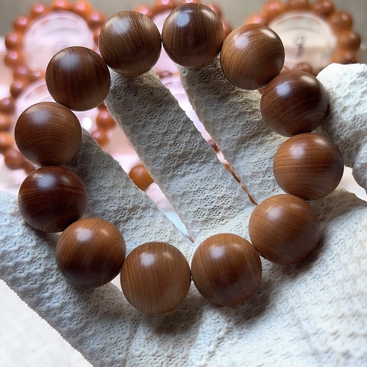 柏木手串/手链允*白泥白粉黄粉2.0干黑油瑕疵