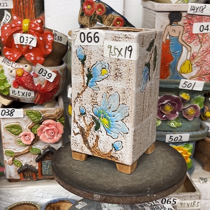 粗陶材质多肉花盆