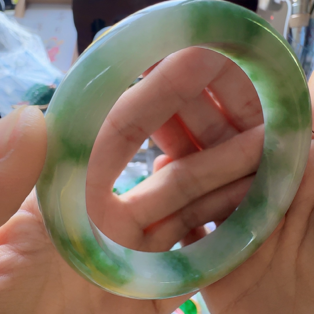 翡翠未镶嵌手镯翡翠460