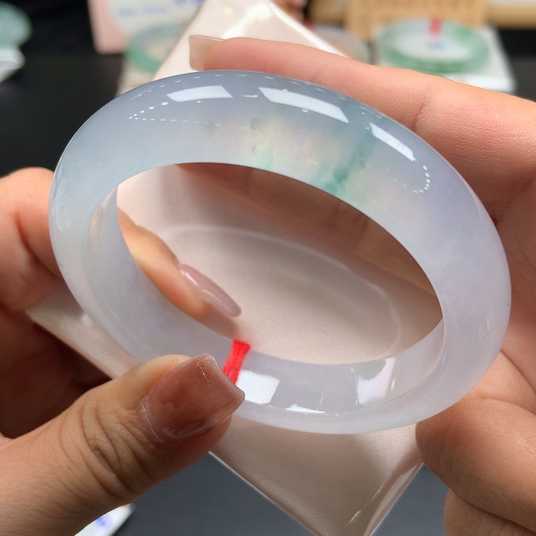 翡翠未镶嵌手镯95号