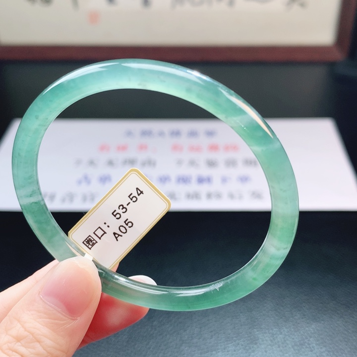 翡翠未镶嵌手镯翡翠手镯102