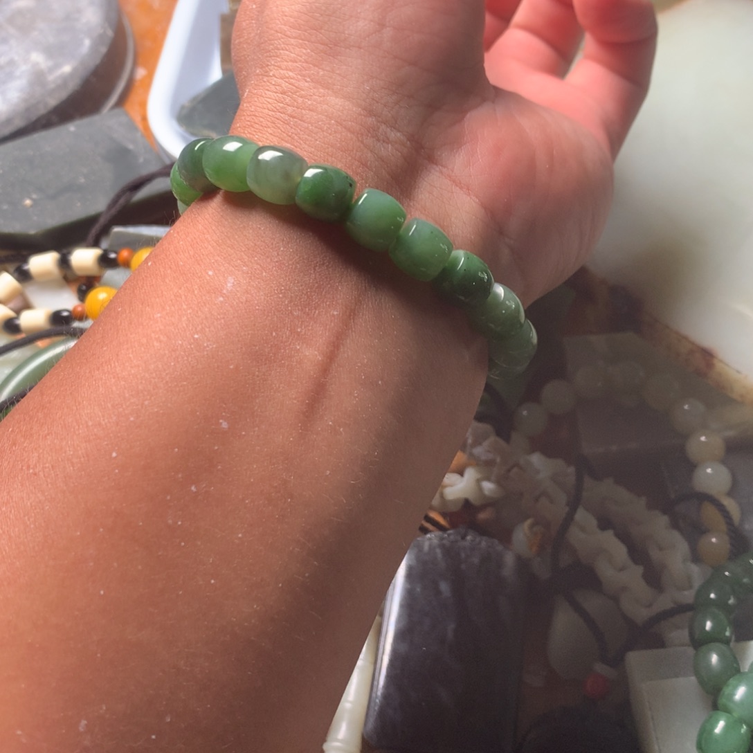 定制和田玉手串珠子