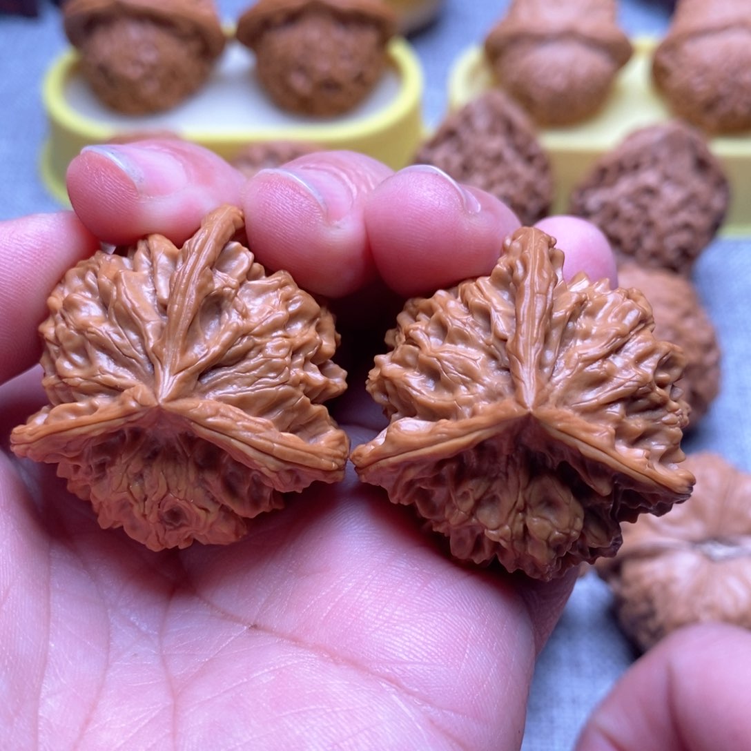 文玩核桃把件铁*39全盘山奔