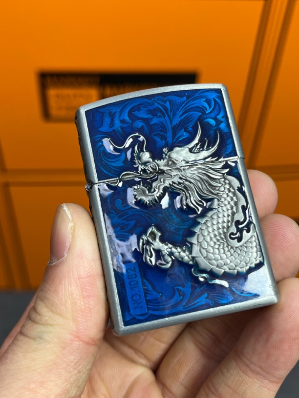 ZORRO穿云龙（蓝）防风煤油打火机（需自行配油）Feb-43