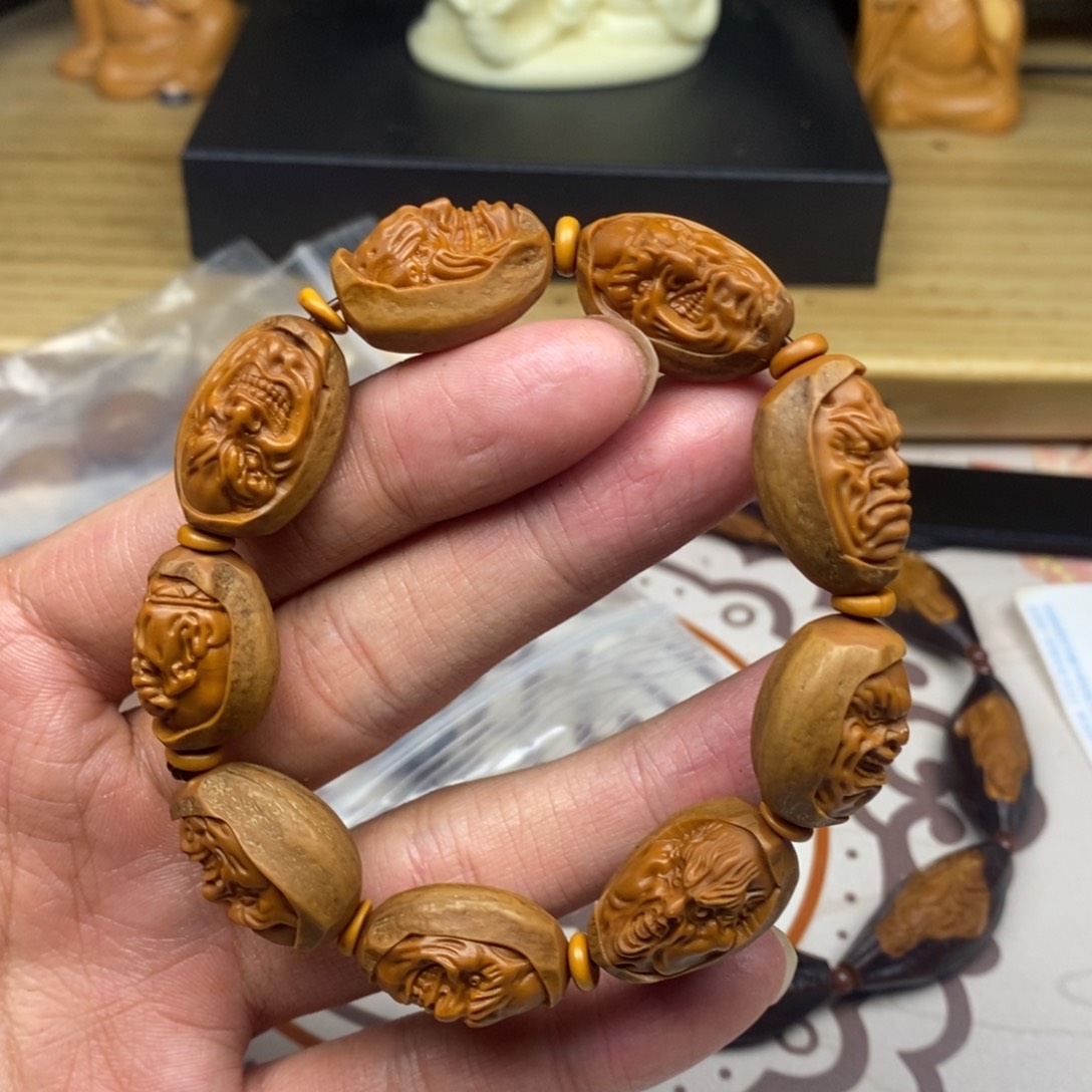 橄榄核手串/手链橄榄核雕工艺手串
