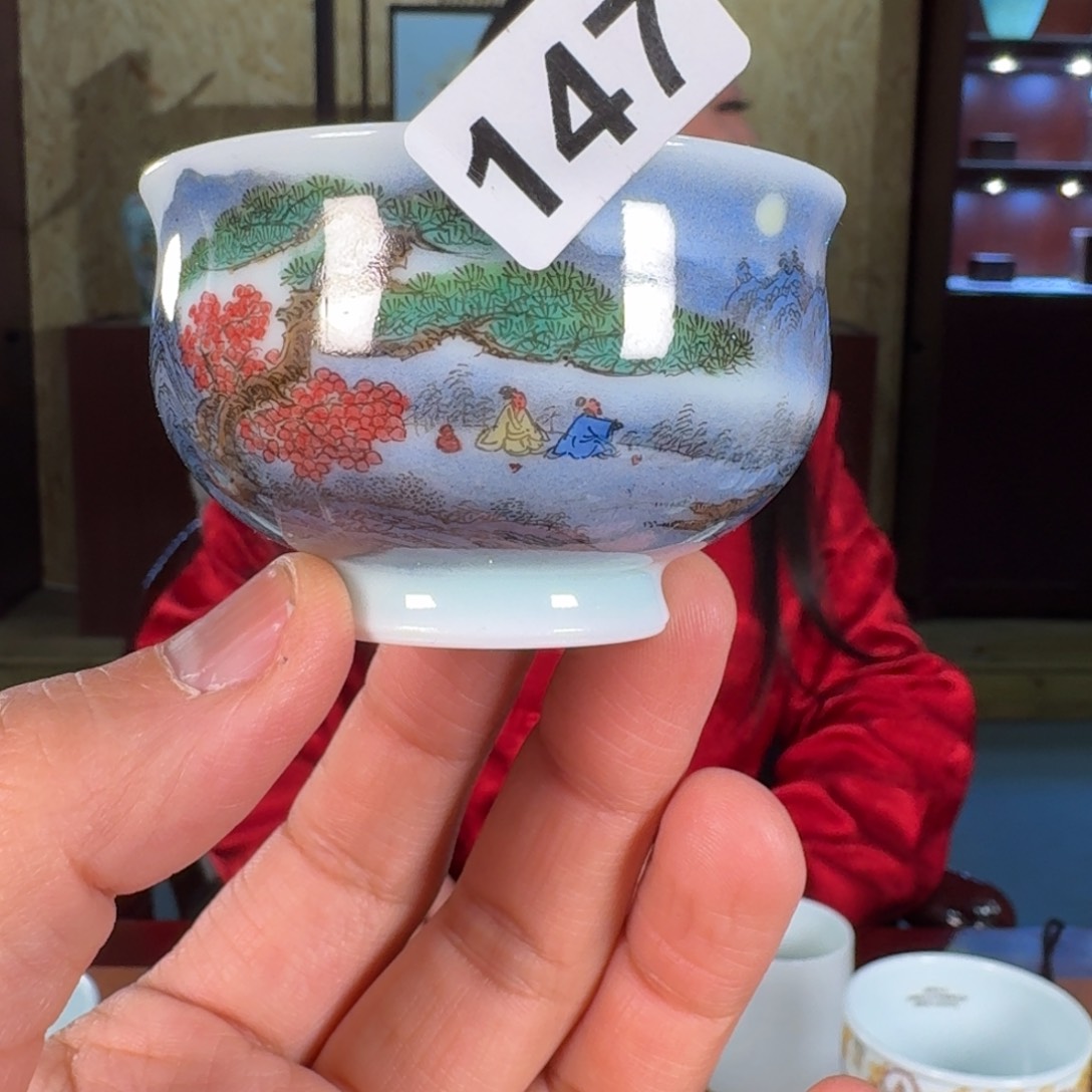 成窑青白瓷茶器精品