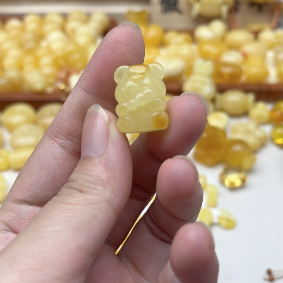 未镶嵌蜜蜡裸石天然