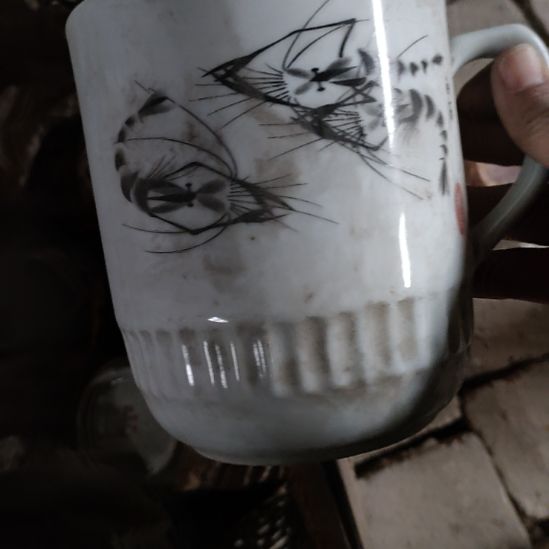 陶瓷虾茶杯子陶瓷