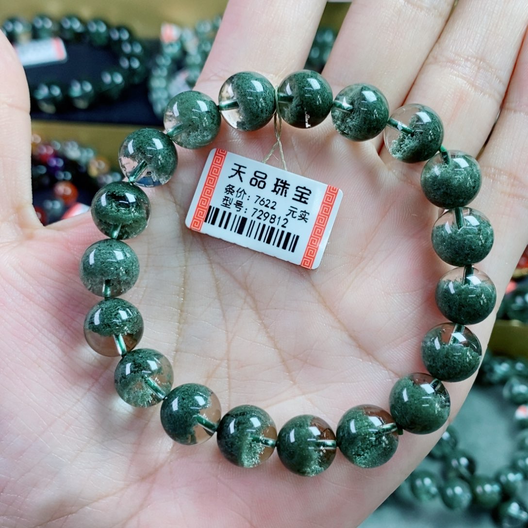 水晶手串未镶嵌绿幽灵729812