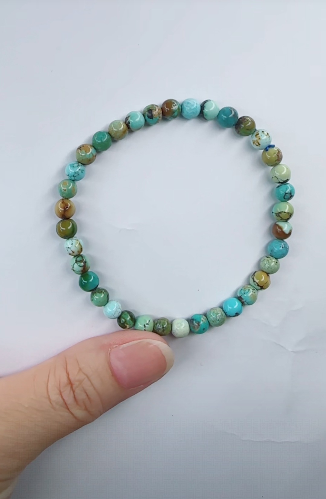 南红玛瑙松石手串5+