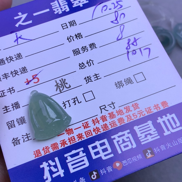 颈饰未镶嵌翡翠天*星